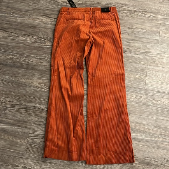 Banana Republic Orange corduroy bootcut pants 10 - Picture 2 of 2